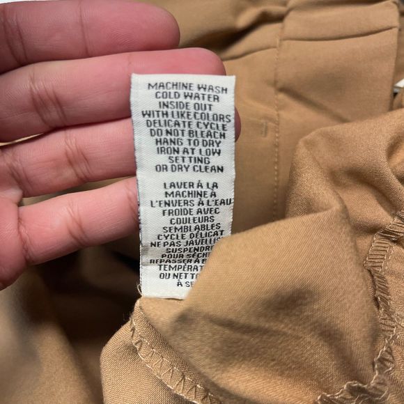 C by One Brown Pull On Womens Wide Leg Dress Pants Medium - Picture 5 of 9